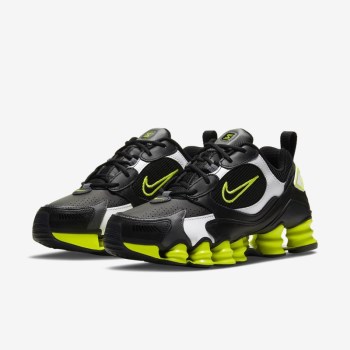 Nike Shox TL Nova - Női Utcai Cipő - Fekete/Citrom/Szürke/Fekete